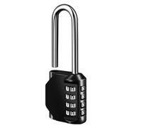 elzle Cadenas à Code 4 Chiffres, Sans Clé Cadenas à Combinaison Pour Casier Vestiaire Sport École Gymnases Garage Portails Grilles ClôTure