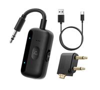 elzle Émetteur Récepteur Bluetooth 5.4, 2 en 1 Adaptateur Audio sans Fil pour TV, Avion, Voiture, Chaîne Hi-FI, Diffusion Audio sans Fil, Compatible avec Écouteurs Bluetooth et AirPods