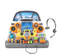 elzle Tableau de Bord de Pilotage Interactif, Jouet Avion 3+ Ans
