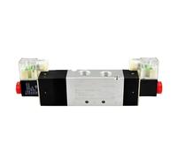 ELZNSQQK Électrovanne 4V430C-15, électrovanne d'échange d'air à 3 Positions et 5 Voies, vanne directionnelle à Double Commande électrique(4V430E-15 AC220V)