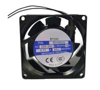 ELZNSQQK Ventilateur de Refroidissement BT220 8038B2HL, 220V, 0,11a, 18W, 8CM