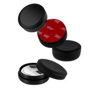 ELZO Airtag Holder 4 Pièces Étanche IPX8 avec 3M Super Adhésif - Housse de Protection Shock pour Vélo, Portefeuille, TV, Télécommande, Drone, Appareil Photo, Bagages