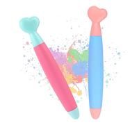 ELZO Lot de 2 Stylets pour Enfants pour écrans tactiles, Embouts en Caoutchouc Durable, compatibles avec iPad, iPhone, Tablette pour Enfants, Onglet Samsung pour Jouer à des Jeux/Apprendre/Dessiner