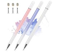 ELZO Stylet pour écrans tactiles, Stylet Universel 2 en 1, Surface Pen, 100% Compatible avec Tous Les écrans tactiles de tablettes pour iPhone/iPad/Samsung/Huawei/Lenovo