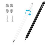 ELZO Stylet pour écrans tactiles, Stylet Universel 2 en 1, Surface Pen, 100% Compatible avec Tous Les écrans tactiles de tablettes pour iPhone/iPad/Samsung/Huawei/Lenovo