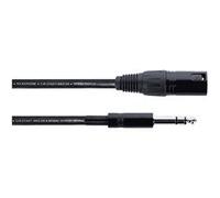 Cordial EM 1 MV XLR Câble de liaison [1x XLR mâle 3 pôles - 1x Jack mâle 6,3 mm (stéréo)] 1 m noir