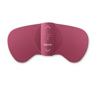 Beurer EM 50 Menstrual Relax, pour les douleurs menstruelles et les douleurs liées à l'endométriose, système TENS et fonction thermique, avec batterie rechargeable, rouge rose