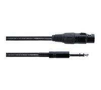Cordial EM 6 FV XLR Câble de liaison [1x XLR femelle 3 pôles - 1x Jack mâle 6,3 mm (stéréo)] 6 m noir