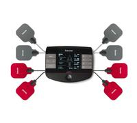 Beurer EM 89 Électrostimulateur musculaire TENS, EMS numérique avec fonction chauffante, fonction 4-en-1 pour le traitement de la douleur, la stimulation musculaire