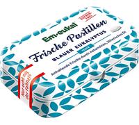 Em eukal Pastilles fraîches Eucalyptus bleu sans sucre Boîte métal 20g
