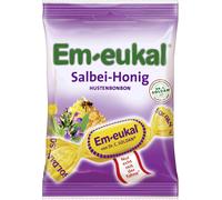 Em eukal Sauge Miel pastilles contre la toux aux herbes enrobées individuellement 75g