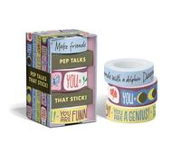 Em & Friends Pep Talks for You and Yours! Lot de 3 rouleaux de ruban adhésif Washi Tape