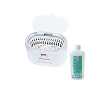 EMAG Emmi 04D Kit universel nettoyeur à ultrasons I Appareil de nettoyage pour lunettes, également pour bijoux et montres I Appareil de nettoyage à ultrasons fabriqué en Allemagne I 0,6 l