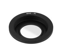 eMagTech 1 adaptateur d'objectif M42 vers AI compatible avec Nikon AI F Mount Body M42 Bague d'adaptation noire (avec objectif)