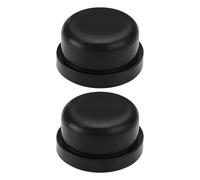 eMagTech 1 couvercle anti-poussière pour phare de voiture A4518260324 - Capuchon anti-poussière compatible avec Benz Smart 451 - Ampoule LED en caoutchouc étanche à la poussière - Noir