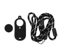 eMagTech 1 Ensemble de boîtier de Protection en Silicone Coque Souple Capuchon d'objectif Sangle de Cou Cordon Accessoires Compatible avec insta360 go 3 caméra d'action