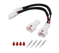 eMagTech 1 Ensemble de Répartiteurs de Distribution d'alimentation CC 1 à 2 Compatible avec Yamaha FZ6 MT09/07 FZ07 FZ09 YZF-R1 R1M R6 XV1900 XSR900