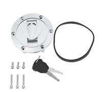 eMagTech 1 lot de bouchons de carburant verrouillables à 6 trous avec rondelles et clés compatibles avec KSR Moto Code 125