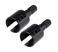 eMagTech 1 paire d'attelages d'arbre d'entraînement de voiture RC compatible avec les voitures télécommandées CC01/DT02/M03 1:10