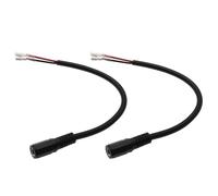 eMagTech 1 paire de câbles de batterie pour bateau à appâts 5521 à 4,8 mm avec extrémité bêche isolée 16 AWG 10 Ah compatible avec Waverunner (25 cm)