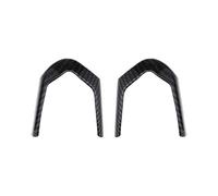 eMagTech 1 paire de housses de volant autocollant décoratif compatible avec BMW F20 F22 F30 F31 F32 F33 F36 F06 F12 F13 F16 Accessoires d'intérieur de voiture en fibre de carbone