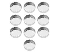 eMagTech 10 Pièces Capuchons de Porte-savon Magnétique 4 Trous Capsules de Remplacement en Métal pour Porte-savon pour Porte-savon Magnétique Aimant de Savon Solide Universel 22x6mm