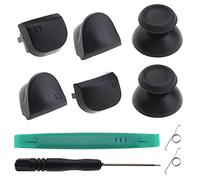 eMagTech 10 Pièces Kit de Remplacement de Contrôleur double Sens Compatible avec PS5 V1 Manettes à Boutons Ressorts Tournevis outil de Retrait par Levier