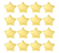 eMagTech 120 Boutons étoiles en Plastique Décoratifs Ouverture de 3 Mm Boutons étoiles Dorés à Cinq Branches pour Vêtements Chapeau Manteau Conception de Costumes (12 Mm)