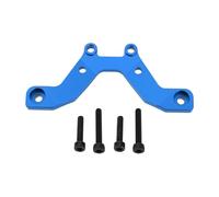 eMagTech 1x RC Buggy Plaque de Tour D'amortisseur Avant en Aluminium 7075 Pièces de Mise à Niveau Compatible avec ARRMA 1/18 Typhon Grom 380 Brushed 4X4 Small Scale Buggy RTR (ARA2106) Bleu