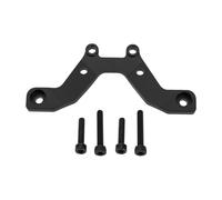 eMagTech 1x RC Buggy Plaque de Tour D'amortisseur Avant en Aluminium 7075 Pièces de Mise à Niveau Compatibles avec ARRMA 1/18 Typhon Grom 380 Brushed 4X4 Small Scale Buggy RTR (ARA2106) Noir