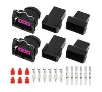 eMagTech 2 Ensembles Connecteur Capteur Automobile 3 Broches DJ7031-3.5-11/21 remplace OEM 443906233 Compatible avec Bosch EV1