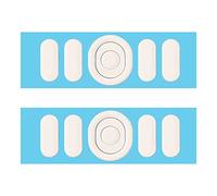 eMagTech 2 Ensembles de Pieds de Patins de Souris Compatible avec Logitech G304/G305 Souris de Jeu Bords Arrondis Incurvés Pieds de Souris Accessoires de Souris 0,7mm d'épaisseur, Blanc