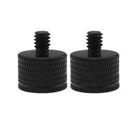 eMagTech 2 Pcs 5/8"-11 Femelle à 1/4"-20 Mâle Réducteur de Vis en Alliage D'aluminium Vis Adaptateur Goujons Accessoires pour Caméra Webcams Mic Stand
