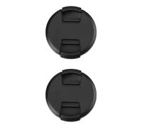 eMagTech 2 pcs Bouchon d’Objectif 58 mm à Pincement Central Couvercle Avant Compatible avec Hasselblad Compatible avec Nikon