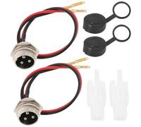 eMagTech 2 Pièces Connecteur de Scooter électrique à 3 Broches Compatible avec Razor Pocket Mod Compatible avec Dirt Quad Compatible avec Dirt Rocket MX350 Longueur 17 Cm