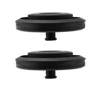eMagTech 2 Pièces Joint de Soupape de Remplissage de Toilettes Pièce de Rechange Rondelle Réservoir Flotteur Vanne pour Diaphragmes 242MP071 Noir Compatible avec Fluidmaster