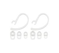 eMagTech 2 Set Embouts et Crochets d'oreille Compatibles avec Écouteur Bluetooth sans Fil S M L 3 Tailles d'écouteurs Bouchons d'oreilles et Boucle d'oreille Transparente