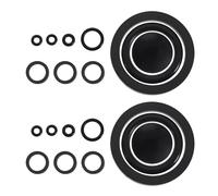 eMagTech 20pcs Bague d'étanchéité en Caoutchouc de Pulvérisation en Cuir Adaptée au Type d'épaule 3/5/8L Bagues d'étanchéité en Caoutchouc de Pulvérisation Joint d'étanchéité de Pulvérisateur, Noir