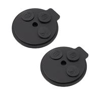 eMagTech 2pcs 3 Bouton Clé de Voiture Tampon en Caoutchouc Couverture de Coque Boîtier de Clé à Distance Intelligente Remplacement Compatible avec Mercedes Smart Fortwo 450 451