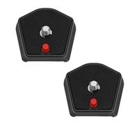 eMagTech 2pcs 785PL Plaque de Dégagement Rapide Vis 1/4 Pouces Compatible avec Manfrotto Modo 715B 715SHB 718B 718SHB 7321YB 785B 785SHB Modèles pour Appareil Photo Reflex à Trépied Universel