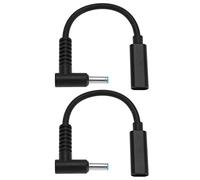 eMagTech 2pcs Câble d'alimentation PD de Type C USB-C Femelle vers DC 4,5 x 3,0 mm 18-20 V 65 W-100 W Compatible avec HP Uniquement