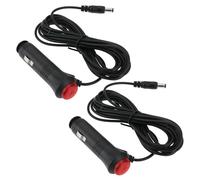 eMagTech 2pcs Câbles Adaptateurs Alimentation de Voiture 12 V 3 M Compatible avec Cello Les Téléviseurs LED pour Voiture Camping-Car Caravane Camion Bateau Câble TV Commutateur