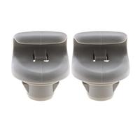 eMagTech 2pcs Clips de Pare-Soleil Intérieurs 96409EA00A 96409CG000 Compatible avec Qashqia Juke Tiida X-Trail T31 T30 Support de Protection Solaire Intérieur de Voiture Crochet de Suspension