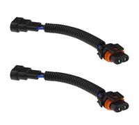 eMagTech 2PCS Connecteurs de Lampes H8 H11 à HB4 Compatibles avec E90 E91 - Adaptateurs de Conversion pour Feux Antibrouillard - Faisceau de Câblage - Prises de Connecteur - Prêt à l’emploi - 12V-24V