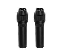 eMagTech 2pcs DIN Femelle à Visser Adaptateur d'antenne Remplacement Femelle en Ligne Adaptateur d'antenne Prise Voiture Antenne Radio Accessoires, Noir