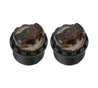 eMagTech 2pcs M26 x 1,5 Bouton de Réglage de Fourche Avant Bouchon de Verrouillage Compatible avec SR Suntour CR8V V2 V3 V4 XCT V3 V4 SF18 XCE