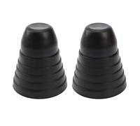 eMagTech 2pcs Universel Phare LED Voiture Cache-poussière Caoutchouc Étanche Anti-poussière Phare Capuchon 5-7cm Xénon Flexible Voiture Phare Boîtier Coque Capuchon