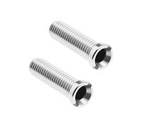 eMagTech 2pcs Vis de Crépine d'évier de Cuisine en Acier Inoxydable 304 Crépine Déchets Fileté Vis Connecteur M12 × 45mm Évier Boulon Vis pour Lavabo Crépine Bouchon