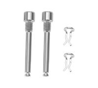 eMagTech 2pcs Vis d'étrier de Vélo Vis de Boulon Plaquette de Frein Y8J798060 M4 Boulon d'étrier de Frein à Disque Broche en Alliage de Titane avec Circlips Compatible avec Shimano