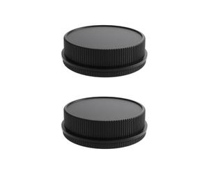 eMagTech 2X Bouchons Boîtier/Objectif L-Mount Compatible avec Leica Compatible avec Leica T TL2 CL SL SL2 et Compatible avec Panasonic S1 S1R